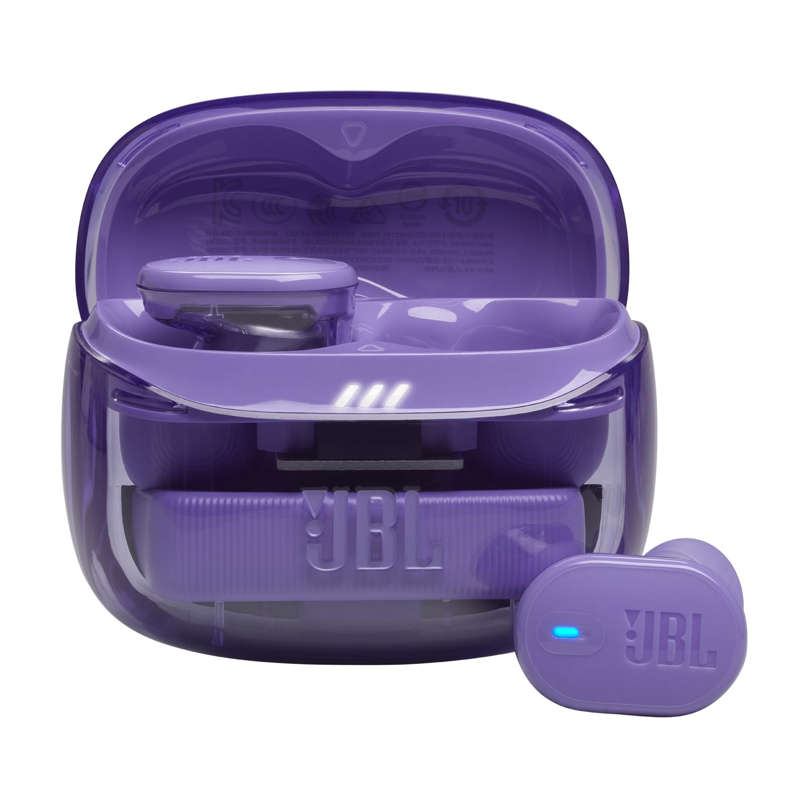 JBL TUNE BUDS 2 パープル JBL Tune Buds 2 Ghost Edition - True Wireless Noise Cancelling